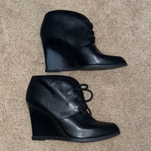 COPY - Nine West wedge leather boots